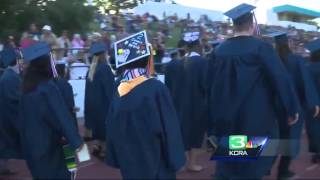 At 11, student crosses stage at American River College