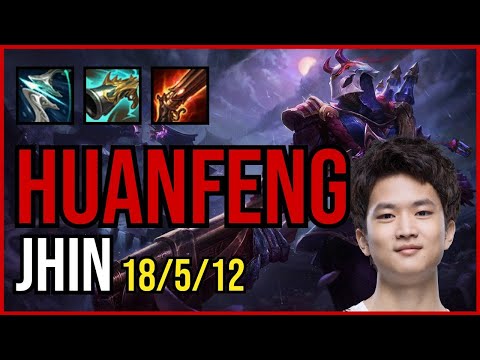 HUANFENG - JHIN vs. TRISTANA ADC | KR GRANDMASTER | PATCH 10.25