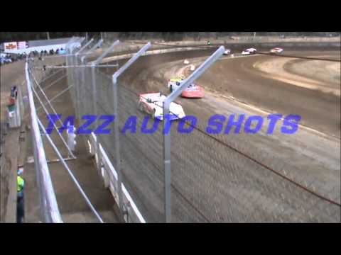 Steve Jordan Crash Bridgewater Speedway NSSS RD 10 26/1/13