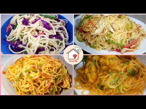 “Noodle Recipes” |4 Different Ways| Party Special Recipes by FoodVille.