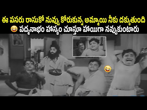 Padmanabham Best Comedy Scene | Pavitha Bandham Telugu Movie | ANR & Vanisri | iD Harivillu