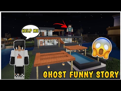Minecraft Pocket Edition Funny Ghost House Story|Tamil|Minecraft|Mr SASI|