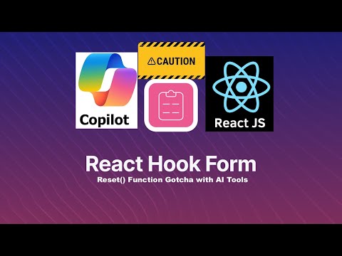 Generative AI & React Hook Form Reset Gotcha