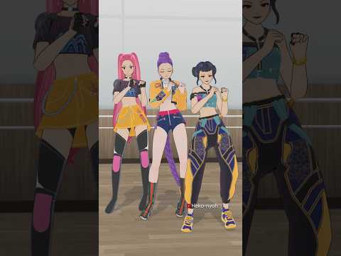 Toma Toma Trend with Huntrix Girls 😎 #sakuraschoolsimulator #shorts #trending #viral #video #dance