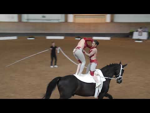 Bayerische Meisterschaften 2019 - Voltigieren - Luisa Horn / Gwendolyn Gröller