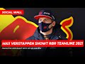 Max Verstappen showt Red Bull Racing Official Teamline collectie 2021 | Social Wall