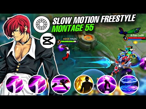 Chou Slow Motion Freestyle Montage 55 (Must Watch) Highlights / immune / Damage / Mobile Legends