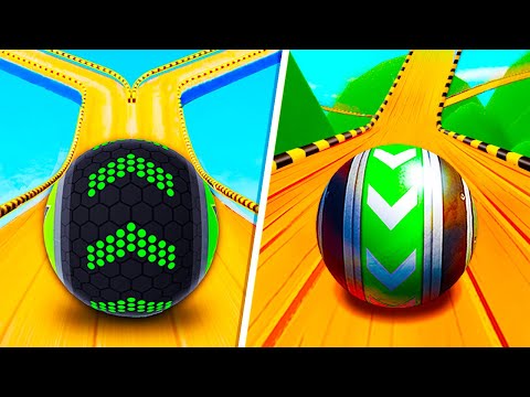 Going Balls vs Racing Ball Master 3D - Funny Sky Ball Rolling Games