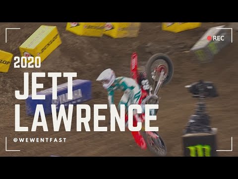 Jett Lawrence Crash from Anaheim II 2020