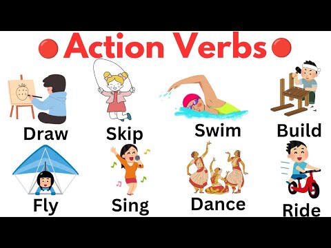 Action Verbs | English Vocabulary with Pictures | Common action verbs in English #learnenglish