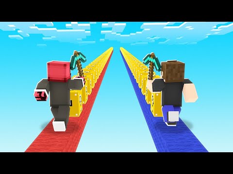 FERİTED VS TARIK ŞANS BLOK YARIŞI - Minecraft