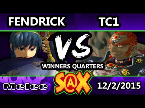 S@X 126 - TC1 (Ganondorf) Vs. Frendrick Lamar (Marth) SSBM Winners Quarters - Smash Melee