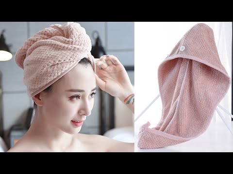 Plain hair drying wrapper ( cap ), for personal, size: 57 x ...