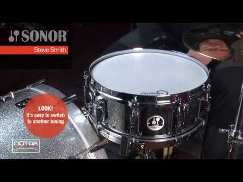 Tuning examples del rullante Sonor SSD 11 1455 STS - Steve Smith