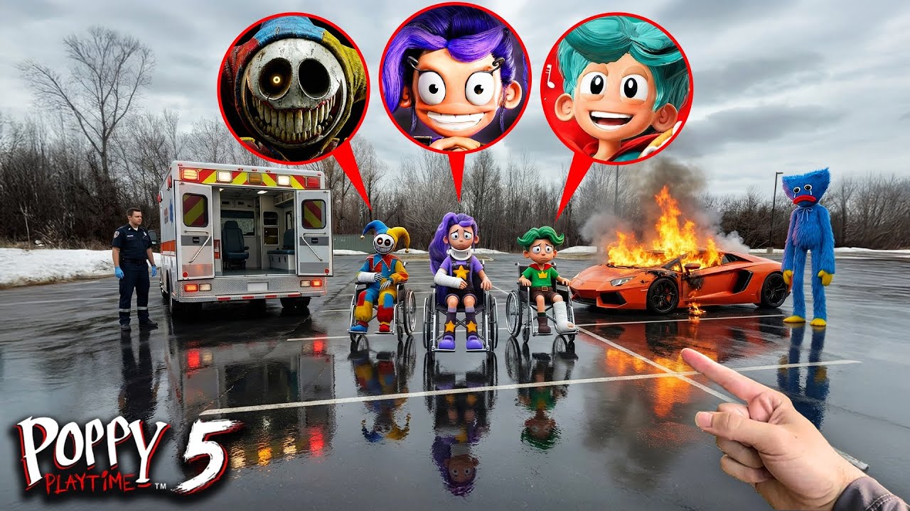 LILY LOVEBRAIDS, RORY LOVECAPE & THE PROTOTYPE CAR ACCIDENT IN REAL LIFE! (POPPY PLAYTIME CHAPTER 5)