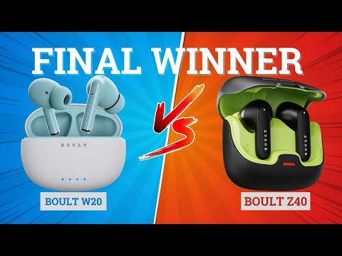 Thumbnail for Boult W20 vs Boult Z40 vs Z40 Gaming 🔥 Best TWS for Music, Gaming & Calls⚡️