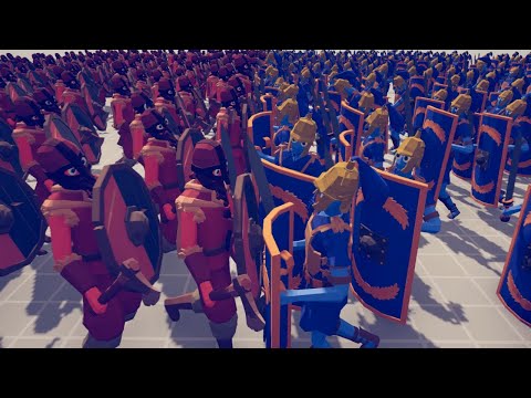 250x VIKINGS vs 250x HASTATI - Totally Accurate Battle Simulator