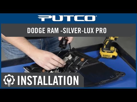 RAM LED projector headlight installation - SILVER-LUX PRO