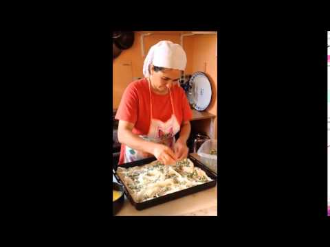 LAYERED CHEESE PARSLEY & MINT PASTRY