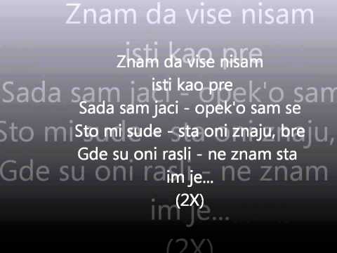 THC La Familija-Opeko sam se LYRIC ON SCREEN HD