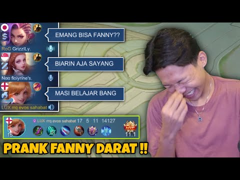 PRANK FANNY DARAT DIDEPAN BUCIN ON MIC SAMPAI DIKATAIN !! AUTO KASIH PAHAM !’ - Mobile Legends