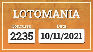 Capa de LOTOMANIA 2235