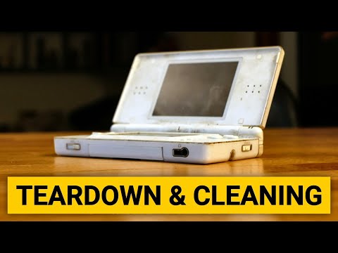 Nintendo DS Lite Teardown & Cleaning - How to Mod