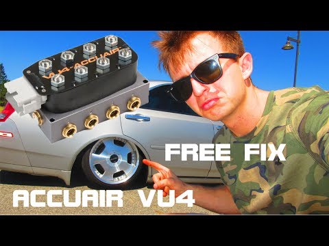 ACCUAIR VU4 MANIFOLD REBUILD! NO LEAKS!!!
