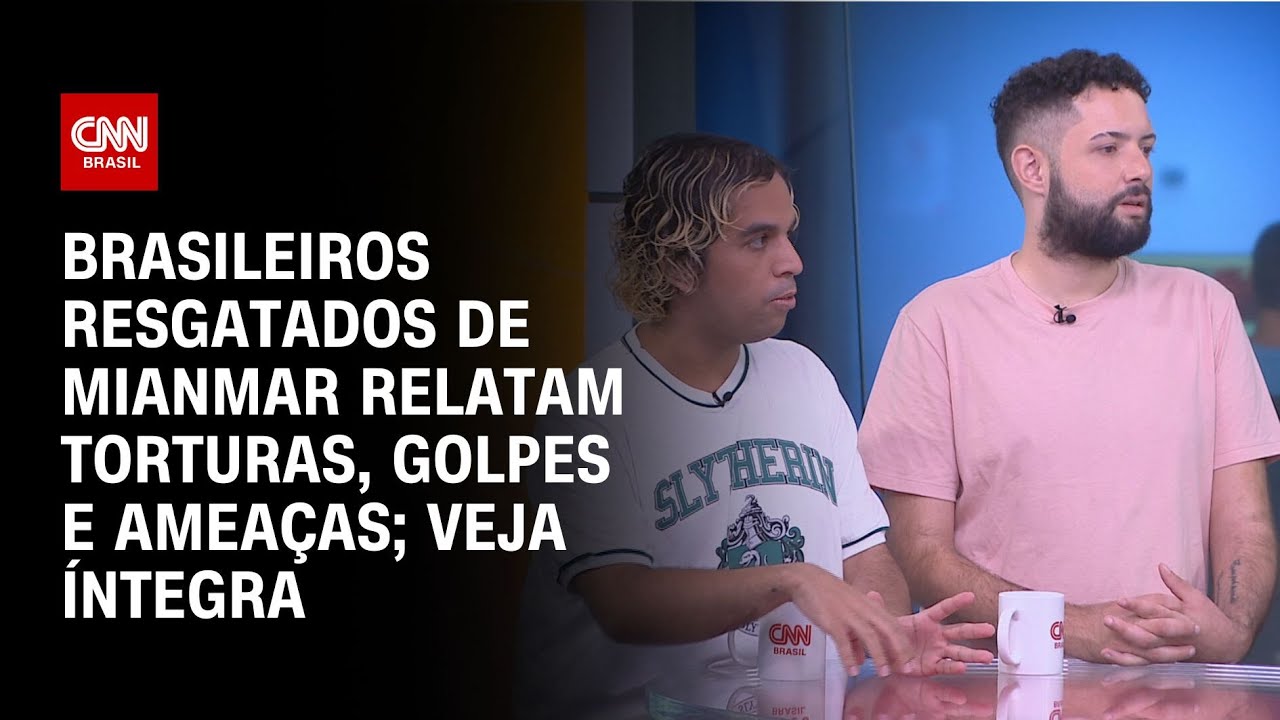 Brasileiros resgatados de Mianmar relatam torturas, golpes e ameaças; Veja íntegra | LIVE CNN