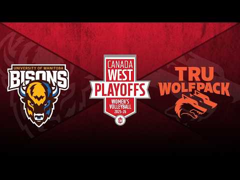 2025-26 Women's Volleyball Quarter-finals - Manitoba vs Thompson Rivers (Game 2)
