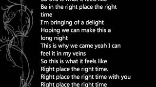 Right Place, Right Time Olly Murs Lyrics