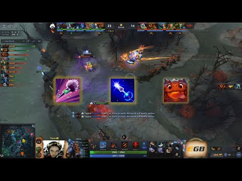 Team Spirit's disgusting Dart + Arrow into Snapfire Airlines Combo