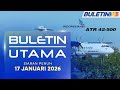Pesawat Indonesia Bawa 11 Individu Terputus Hubungan Hilang Buletin Utama 17 Januari 2026