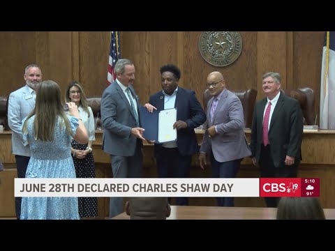 June 28 declared as Charles Shaw Day