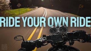 Take Your Time... Riding My Own Ride On My Triumph Bonneville T120