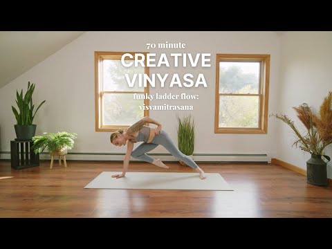 70 Minute Creative Vinyasa | challenging & funky flow