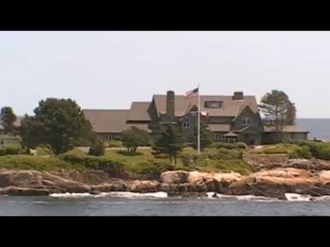 Driving To Walker's Point ~  President George H. W. Bush Family Summer Home In Kennebunk, Port Maine