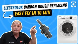 How to replace washing machine carbon brushes on Electrolux