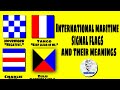 International Maritime Signal Flags And Their Meaning Nautical Alphabet Flags Maritime Flags