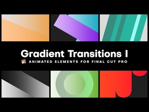 Apple Motion Template: Gradient Transitions