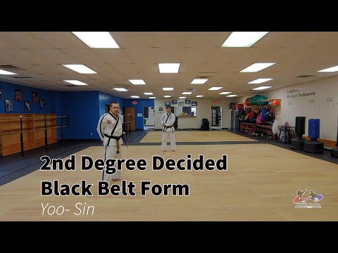 2nd Degree Decided Black Belt Form and Walk Thru
