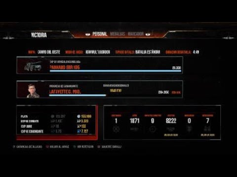 Panhard EBR 105 in Campo del oeste:10K damage conbined :Wot console - World of Tanks console