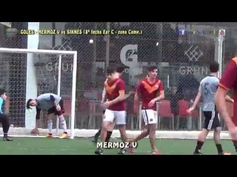 GOLES - MERMOZ V vs SIKNES  8ª fecha Egr C zona Camp  -  26-06-2016