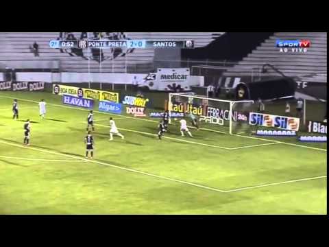 Ponte Preta 3 x 1 Santos - Paulistão 26/03/2015