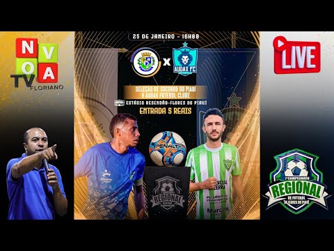 SOCORRO DO PI X AUDAX - Regional de Flores do PI 2025 - AO VIVO