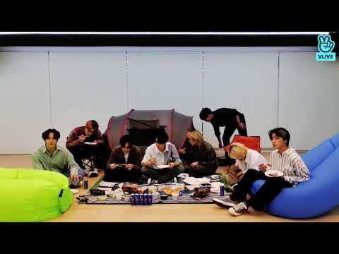 [ENG SUB] ATEEZ VLIVE 20200513 - Spring Camping with ATEEZ🌱