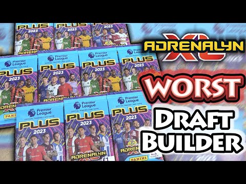 ADRENALYN XL PLUS 2023 Premier League Draft Builder Opening (11 Pack Opening) THE BEST WORST TEAM