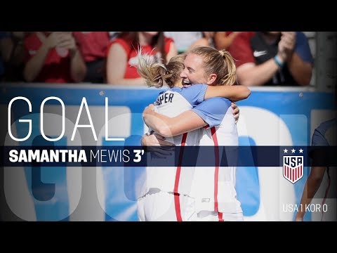 WNT vs. Korea Republic: Sammantha Mewis First Goal - Oct. 22, 2017