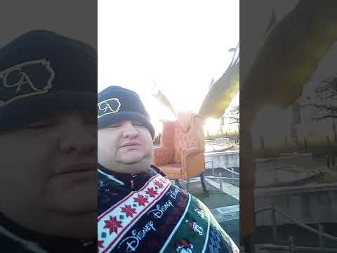 Me with beautiful colourful  angel wings chair live in Liverpool Kirkby switch on 2022