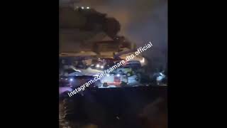 В Самаре из-за пожара перекрыли движение на улице Мориса Тереза